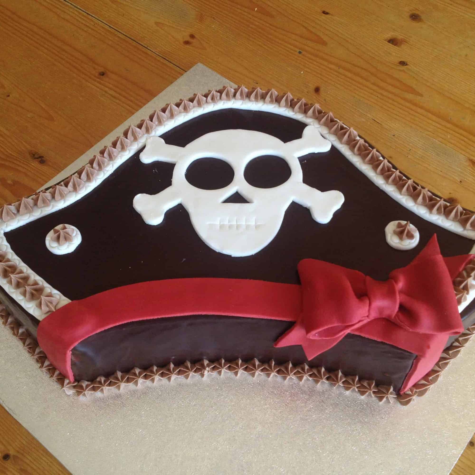 Pirate Hat Birthday Cake