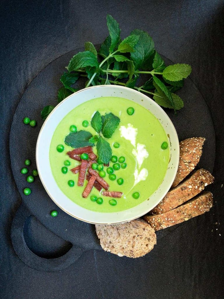 Pea Soup made from gammon joint leftovers