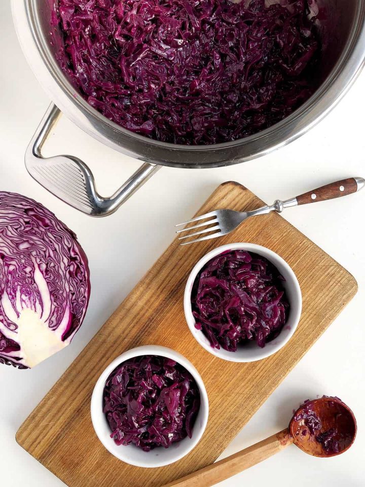 Braised Red Cabbage Side Dish
