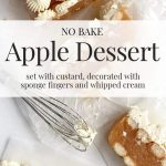No-bake apple dessert made from scratch