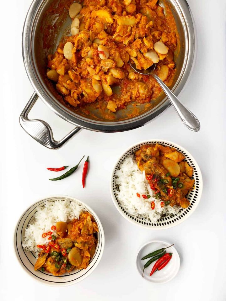 Butter Bean Curry with Coconut