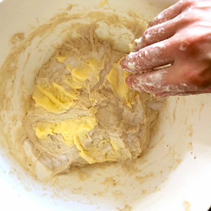butter enriched sourdough bread