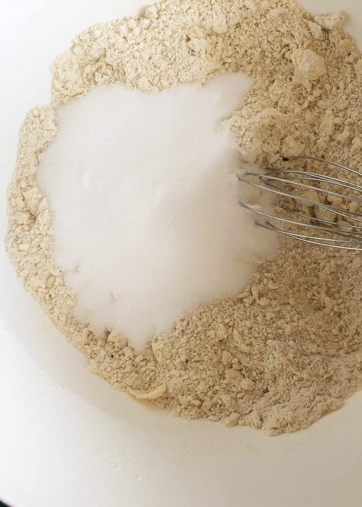 Stir in Sugar and Salt - step-by-step Scone Recipe